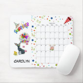 Happy Birthday August 2022 Muismat kalender (Met muis)