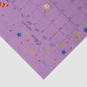 Happy Birthday August 2022 Weefselpapier Tissuepapier (Detail)