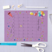 Happy Birthday August 2022 Weefselpapier Tissuepapier (Craft)