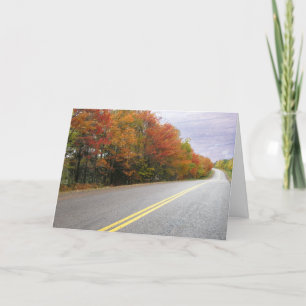 Happy Birthday Auntumn rond de buik Kaart