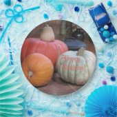 Happy Birthday Autumn Theme Papieren Bordje (Feest)