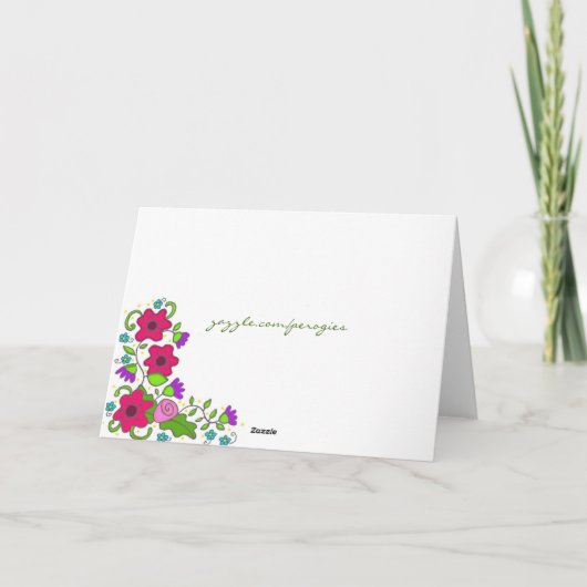 Happy Birthday Baba! Kaart (Achterkant)