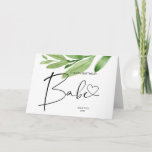 Happy Birthday Babe Gift Romantic Card for Husband Kaart<br><div class="desc">Deze leuke Happy Birthday babe-kaart is een leuke manier om je speciale verjaardag te vieren! Met ruimte om je eigen aangepast bericht op de voorkant van de kaart te schrijven,  is dit een geweldige manier om te vieren!</div>