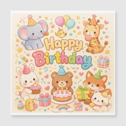 Happy Birthday babies (Voorkant)