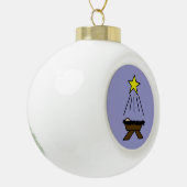 Happy Birthday Baby Jesus Keramische Bal Ornament (Links)