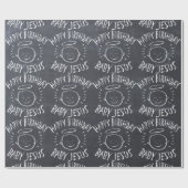 Happy Birthday Baby Jesus - kerstkarton Cadeaupapier (Vlak)