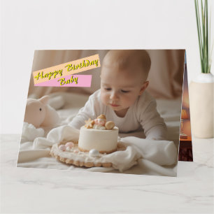 Happy Birthday Baby Kaart - Digitaal