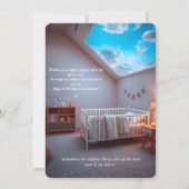 Happy Birthday Baby Kaart - Instant Download (Achterkant)