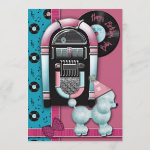 Happy Birthday Baby Party-uitnodigingen Kaart