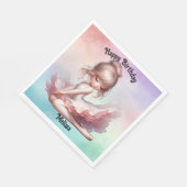 Happy Birthday Ballerina Servet (Hoek)