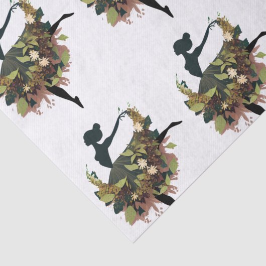 Happy Birthday Ballerina Tissuepapier (Detail)