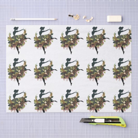 Happy Birthday Ballerina Tissuepapier (Craft)