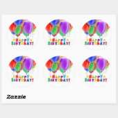 Happy Birthday Ballon Stickers en Envelope Seals (Vel)