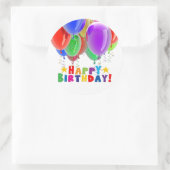 Happy Birthday Ballon Stickers en Envelope Seals (Tas)