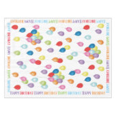 Happy Birthday-ballonnen Editable Table Cloth Tafelkleed (Voorkant (Horizontaal))