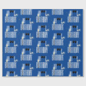 Happy Birthday-ballonnen en Confetti Cadeaupapier (Vlak)