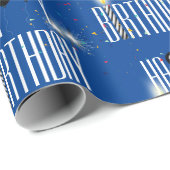 Happy Birthday-ballonnen en Confetti Cadeaupapier (Rol Hoek)