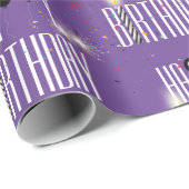 Happy Birthday-ballonnen en Confetti Cadeaupapier (Rol Hoek)