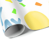 Happy Birthday-ballonnen en Confetti Cadeaupapier (Rol Hoek)