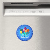 Happy Birthday-ballonnen, Magneet (Insitu (Vaatwasser))
