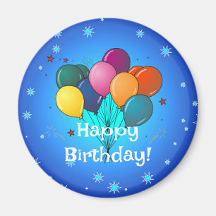 Happy Birthday-ballonnen, Magneet
