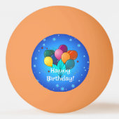 Happy Birthday-ballonnen, Pingpongbal (Voorkant)