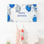 Happy Birthday-ballonnen Spandoek (Insitu)