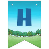 Happy Birthday-ballonnen Vlaggetjes (Tweede vlag)