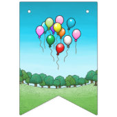 Happy Birthday-ballonnen Vlaggetjes (Eerste vlag)