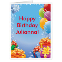 Happy Birthday Ballons en Cadeaus