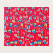 Happy Birthday Balloon, Streamers en Cake Kaart (Buitenkant ongevouwen)