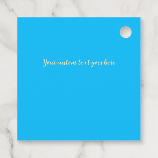 Happy Birthday Balloons Aangepaste foto en tekst Bedankjes Labels (Achterkant)