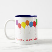 Happy Birthday Balloons Coffee Mok (Links)