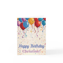 Happy Birthday Balloons  ontwerp