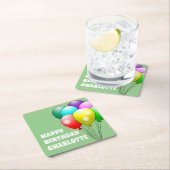 Happy Birthday Balloons Paper-Onderzetters Kartonnen Onderzetters (Insitu)