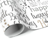 Happy Birthday Balloons Petten Celebration Cadeaupapier (Rol Hoek)