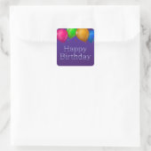 Happy Birthday Balloons Sticker (Tas)