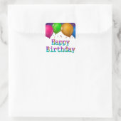 Happy Birthday Balloons Sticker (Tas)