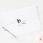 Happy Birthday Balloons Stickers (Envelop)