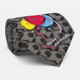 Happy Birthday Baloons Soccer | Football Stropdas