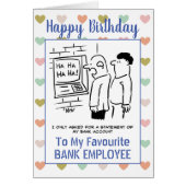 Happy Birthday Bank Employee (Voorkant)