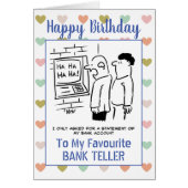 Happy Birthday Bank Teller (Voorkant)