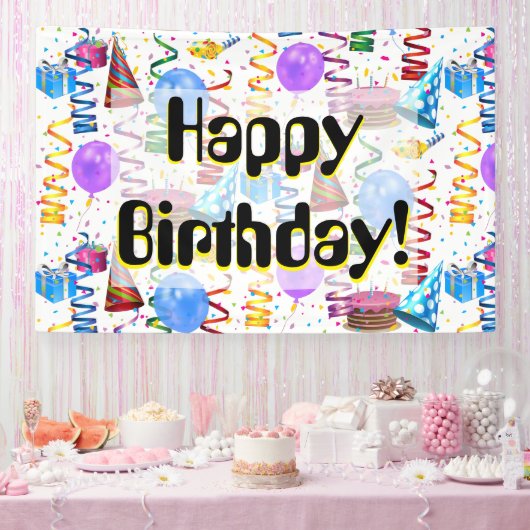 Happy Birthday Banner (Feest)