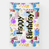 Happy Birthday Banner (Verticaal)
