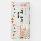 Happy Birthday Banner (Verticaal)