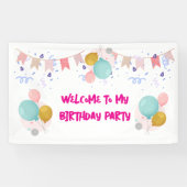 Happy Birthday Banner (Horizontaal)