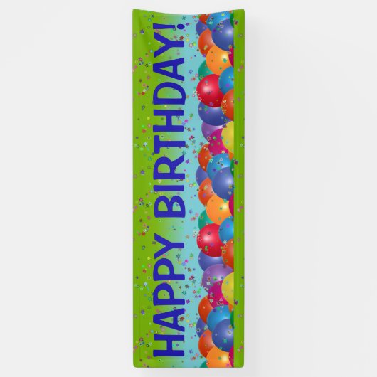 Happy Birthday Banner #3 (Verticaal)