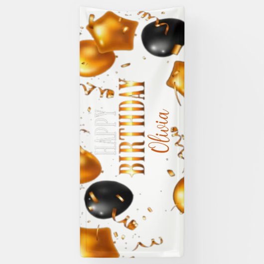 Happy Birthday Banner 3 (Verticaal)