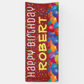 Happy Birthday Banner #5 (Verticaal)