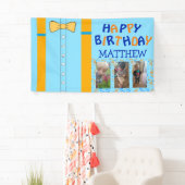 Happy Birthday Banner, Boy's Birthday Spandoek (Insitu)